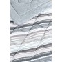 ETE HOMETEX TEK KİŞİLİK LÜX WELSOFT YORGAN SETİ TASEL GRİ 155X215CM 8696474231936